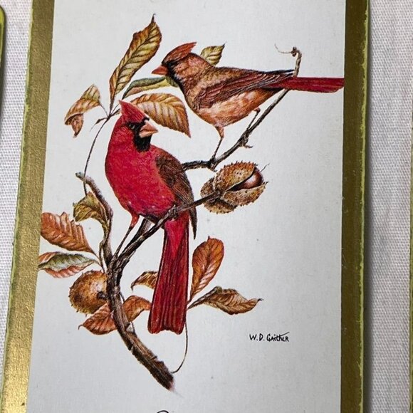 Duck Cardinal Junk Journal Craft Supplies Ephemera Embellishments Set 6 mq Vinta - Picture 6 of 7